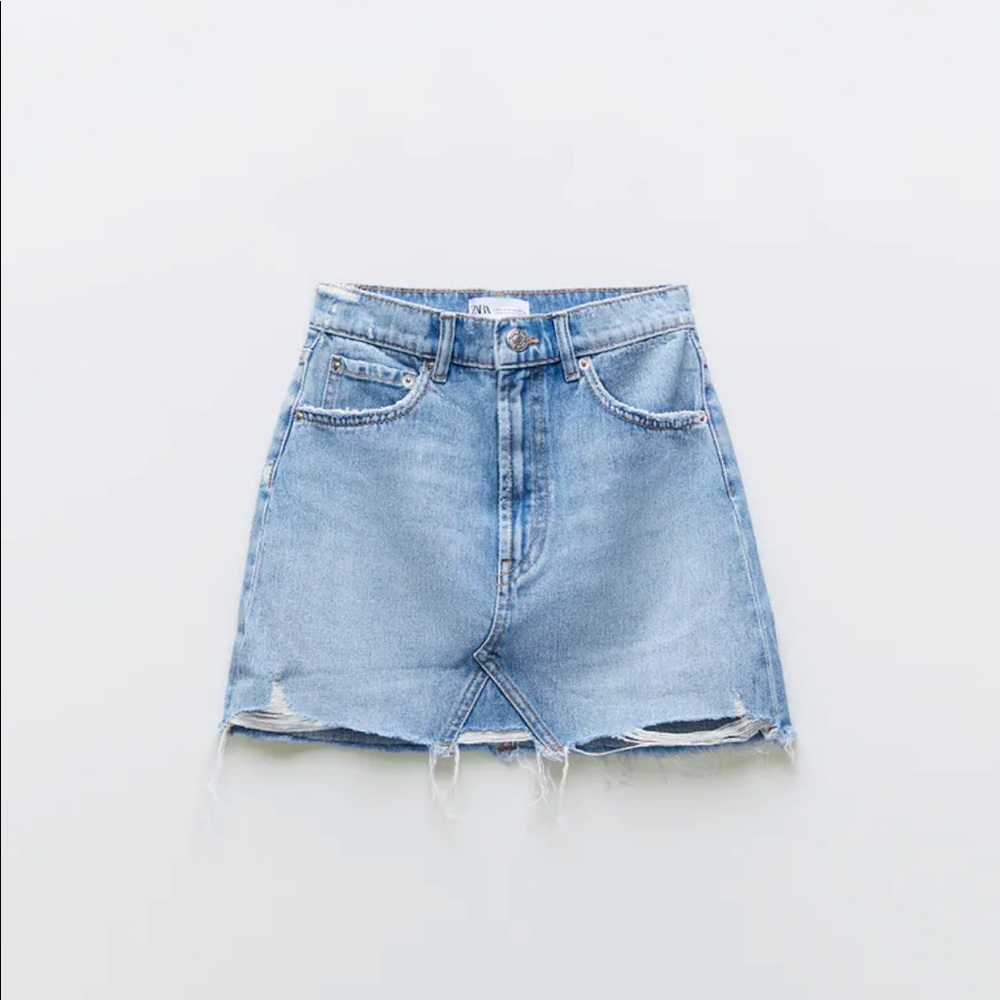 NWT Denim Mini Skirt